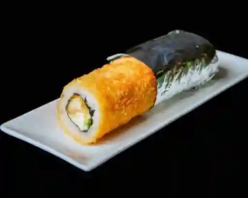 Hand Roll (Pollo Empanizado, Morrón y Queso Crema)