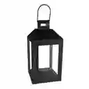 Farol Metal Negro L 28X13Cm