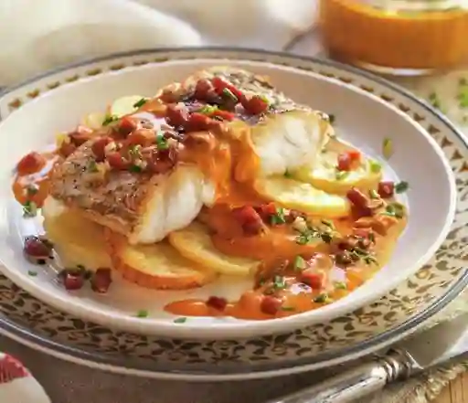 Reineta en Salsa de Huacatay