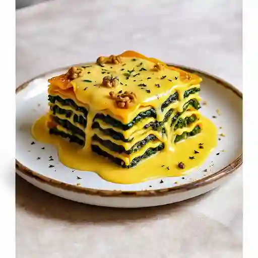 Lasagna De Roquefort Al Cognac