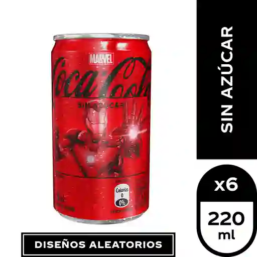 Coca Cola sin Azúcar pack por 6 und