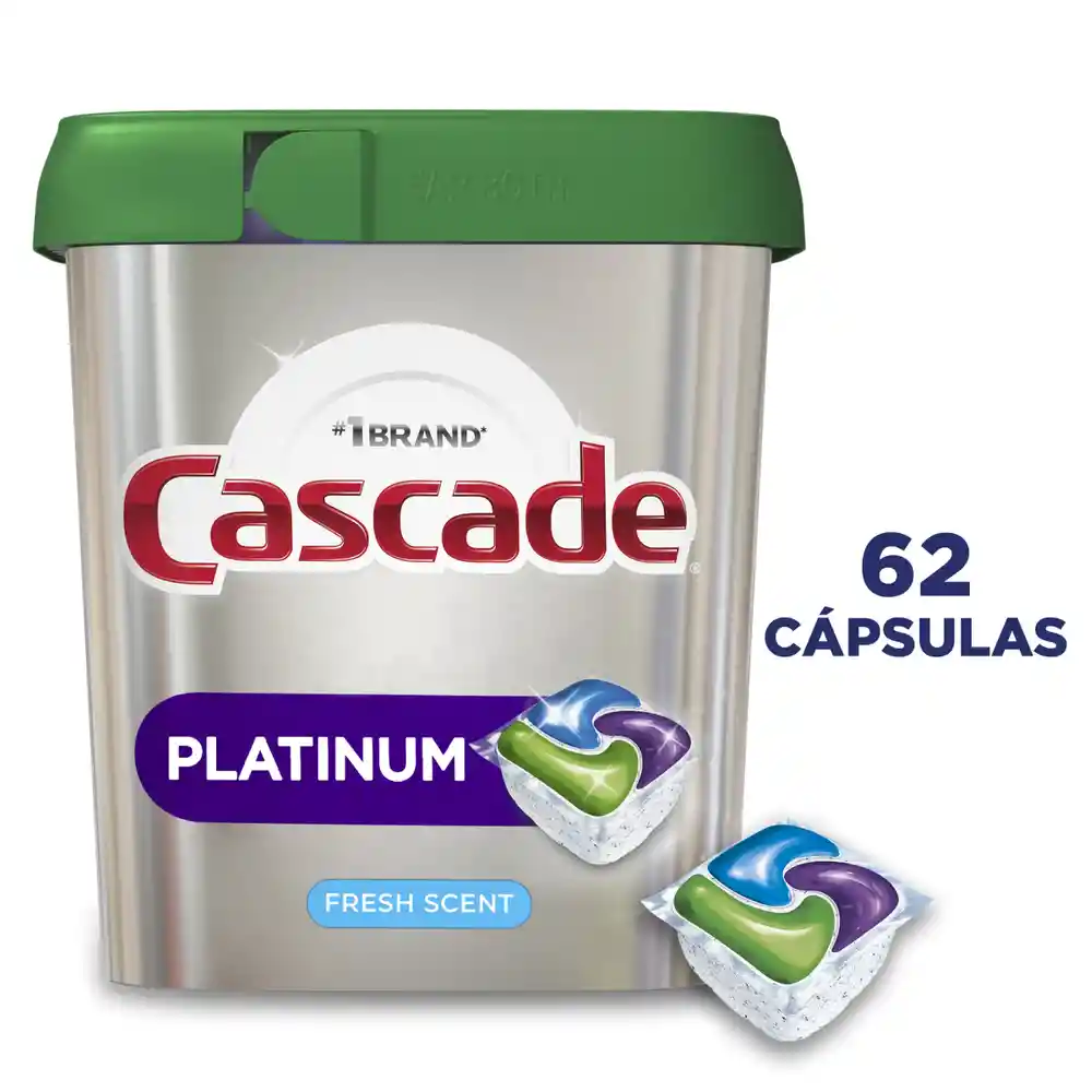 Cascade Lavavajillas Platinum Actions Packs Fresh