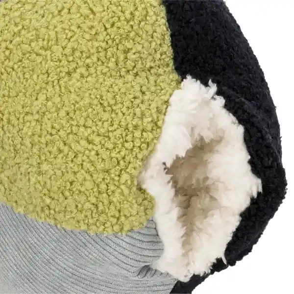 Cojín Abriga Manos Multicolor Verde 38 x 32 x 15 cm Casaideas