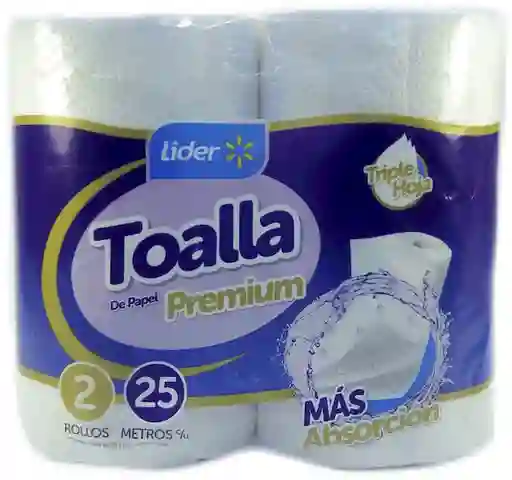 Toalla de Papel Triple Hoja 2 x 20 m Líder