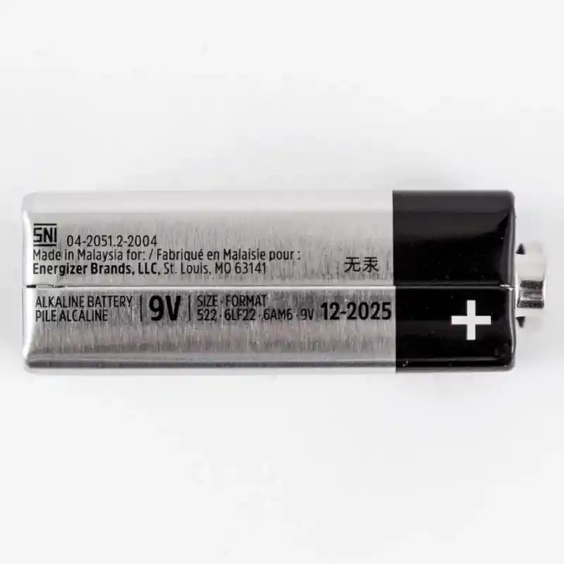 Energizer Bateria Alcalina 9V