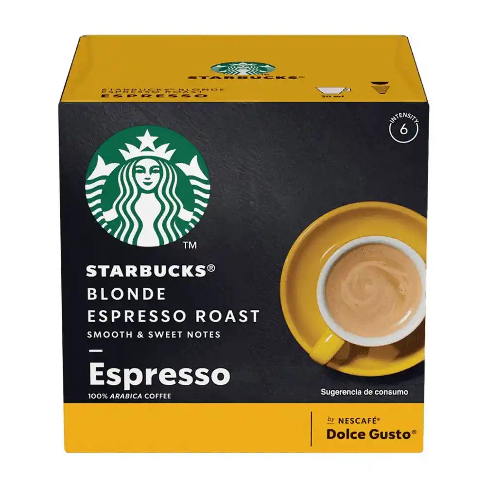 Starbucks Café Espresso Roast Blonde en Cápsulas