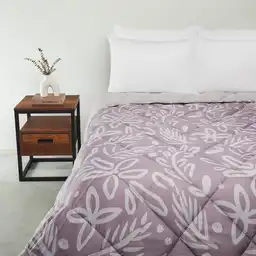 Plumón Promo 1.5 Plazas Flower Lila Ripley Home