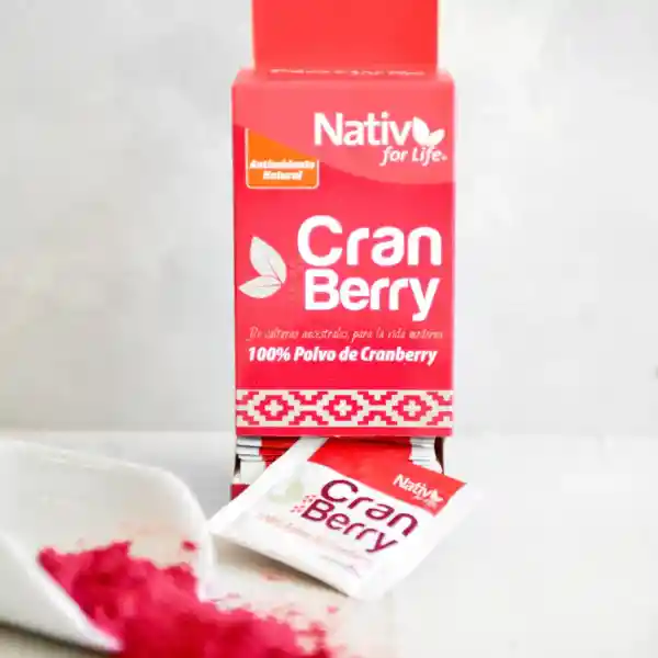 Nativ For Life Arándano Sachet Cranberry