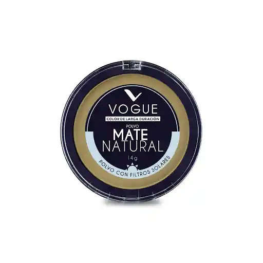 Vogue Polvo Compacto Mate Natural Arena