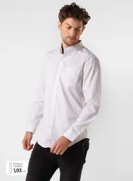 Camisa Manga Larga Dks A4252-St Plomo L