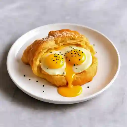 Mini croissant huevo