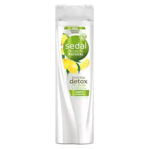 Sedal Shampoo Recarga Natural Bomba Detox 