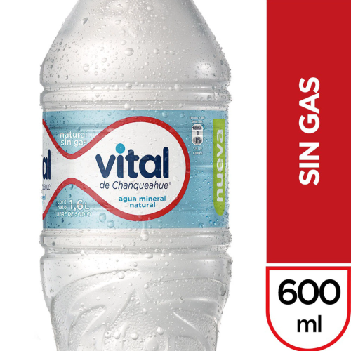Agua Vital 600cc - Sin Gas