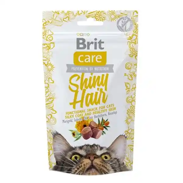 Brit Care Alimento Gato Snack Shiny Hair