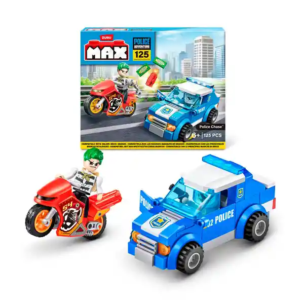 Zuru Set de Juego Bloques Policial Max