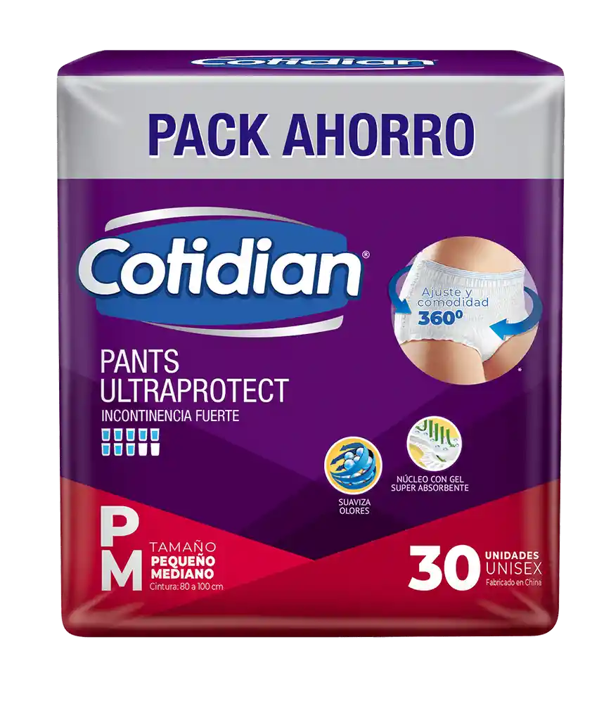 Cotidian Pañal Adulto Pants Ultraprotect