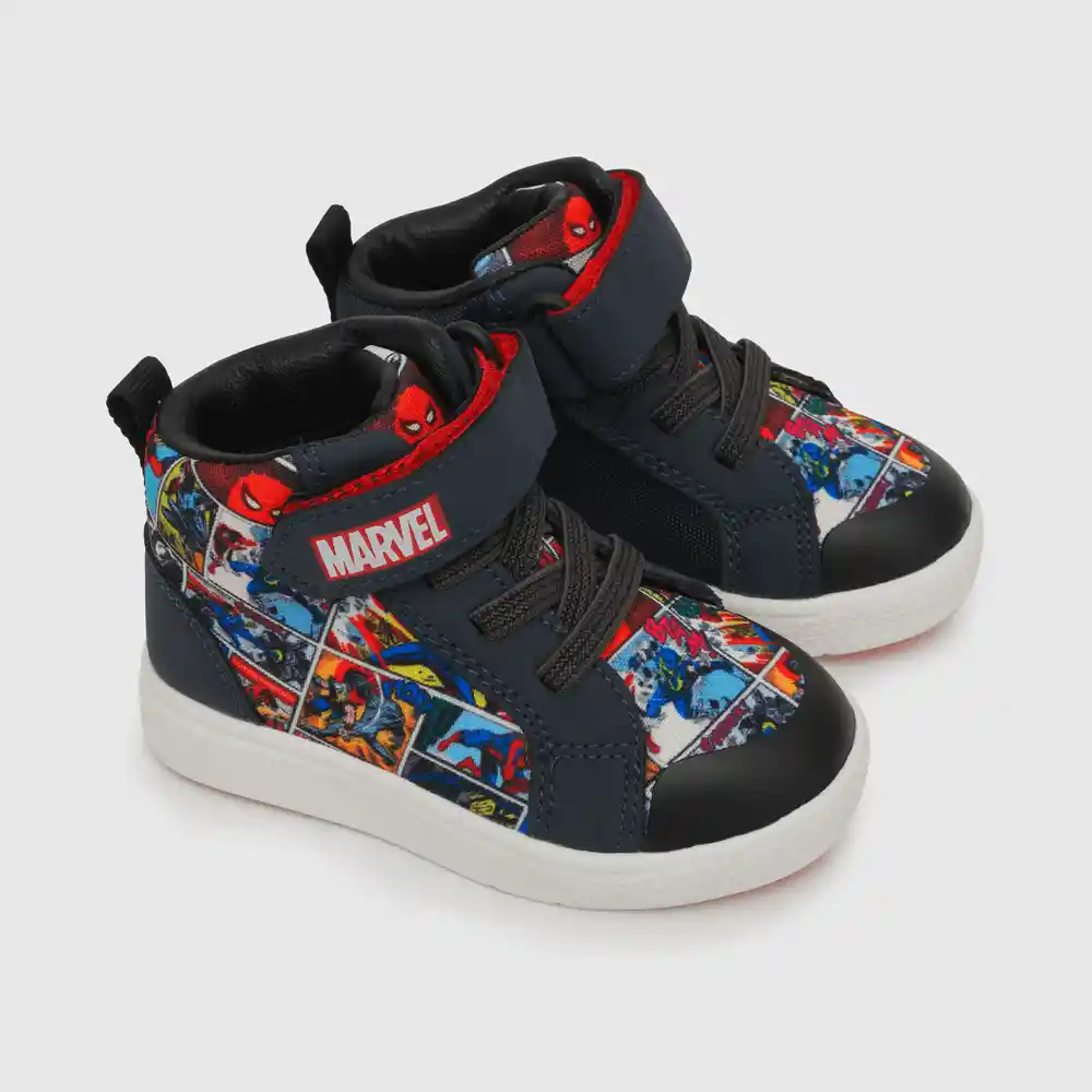 Zapatillas Marvel Lona Niño Azul Talla 26