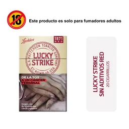 Lucky Strike Cigarrillos Patterson Red