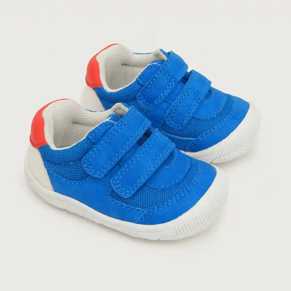 Zapatillas Deportiva De Niño Azul Talla 18