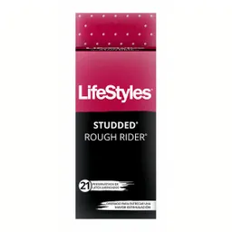 Lifestyles Preservativos de Látex Studded Rough Rider