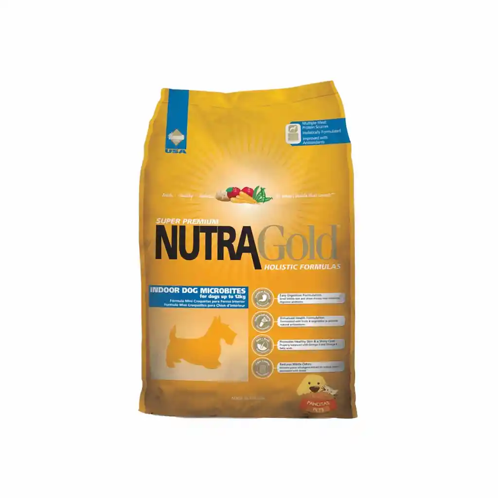 Nutra Gold Alimento Para Perro Adult Indoor Microbites