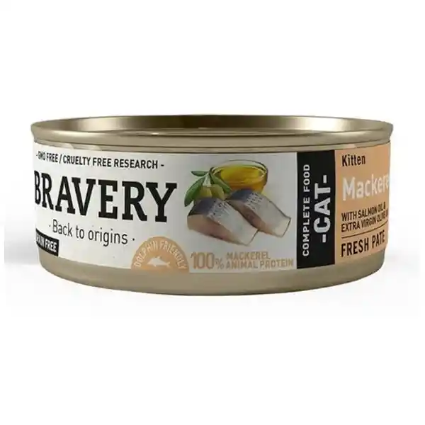 Bravery Alimento Kitten Mackerel