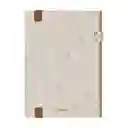 Libreta de Tela Con Elástico 176 Hojas Con Líneas