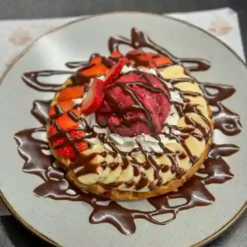 Waffle Brownie Nutella