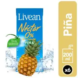 Livean Nectar Piña Pack 6 Un