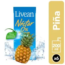 Livean Nectar Piña Pack 6 Un