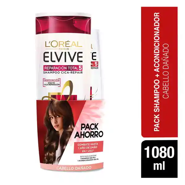 L'Oréal Paris Kit Shampoo + Acondicionador RT5