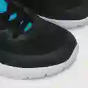 Zapatillas Deportiva Caña Baja De Niño Celeste Talla 30