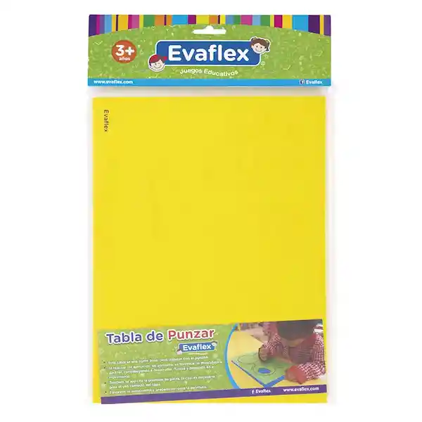 Evaflex Tabla de Punzar Juego Educativo