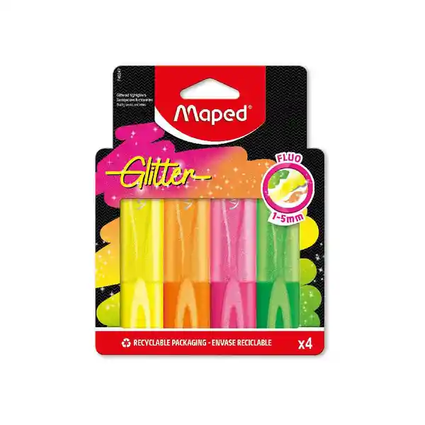 Maped Resaltador Neon Glitter