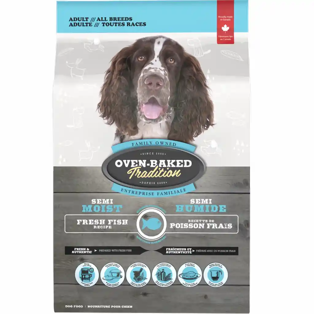 Oven Baked Alimento Semi Húmedo Para Perro Pescado