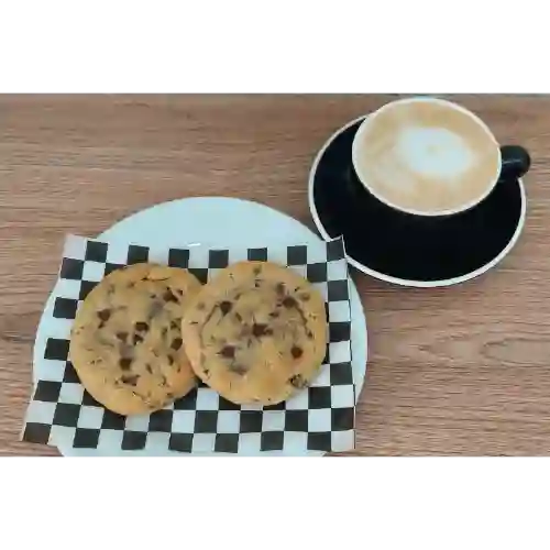 2 Cokkies + Capuccino