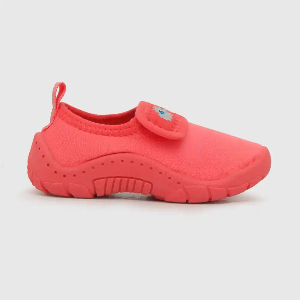 Zapatos Aqua Sock Velcro De Niña Rojo Talla 23