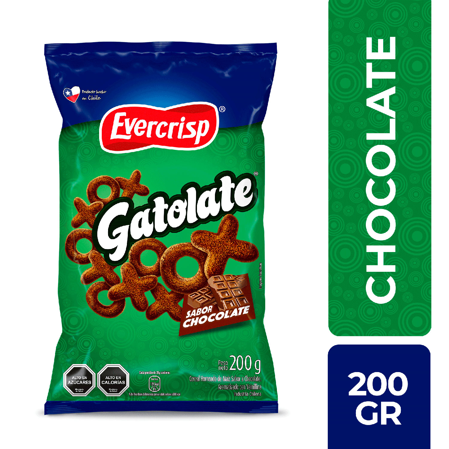 2 x Gatolate Sab Chocolate Evercrisp 200 g