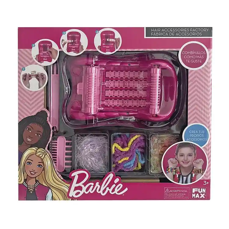 Set de Peinado Barbie Accesorios Para El Cabello