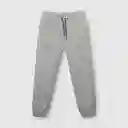 Pantalón de Niño de Buzo Bolsillos Gris Melange Talla 3A Colloky