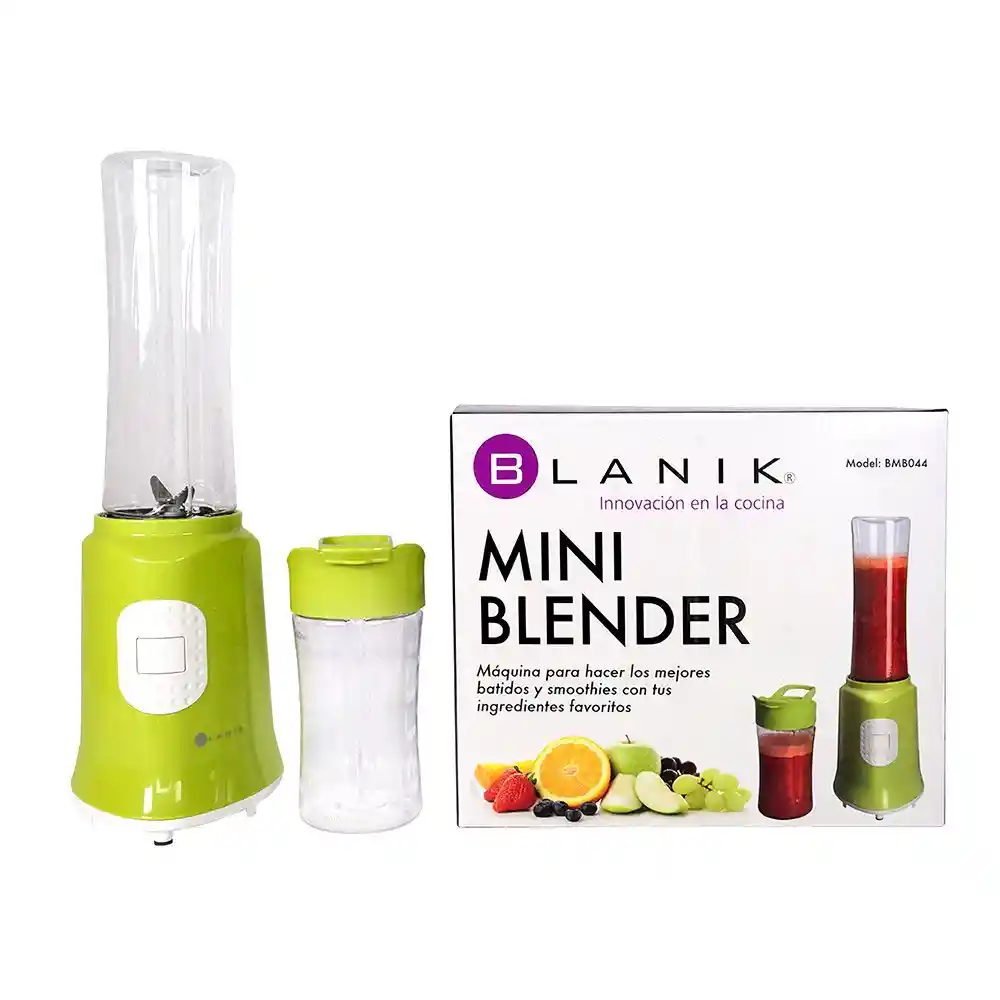 Blanik Máquina para Batidos Mini Blender Verde