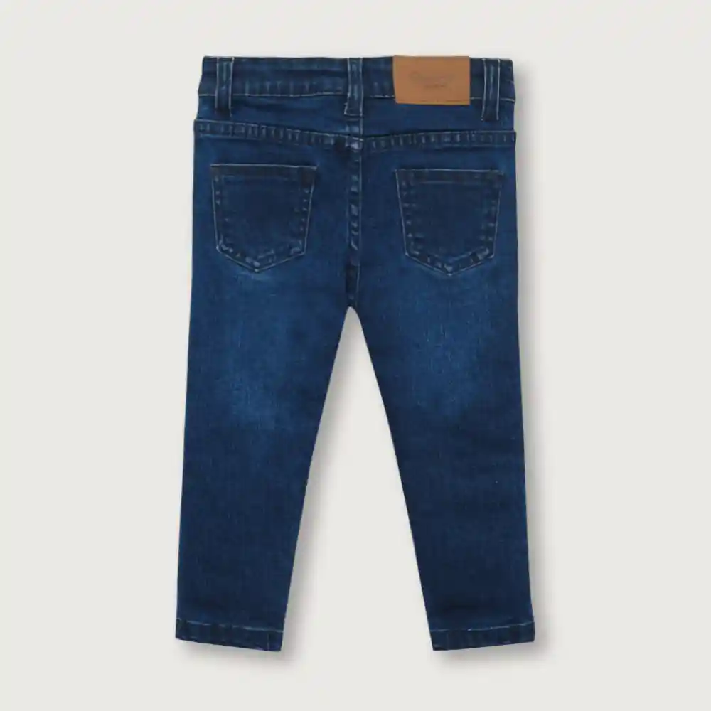 Jean Con Vuelo De Niña Azul Talla 4a