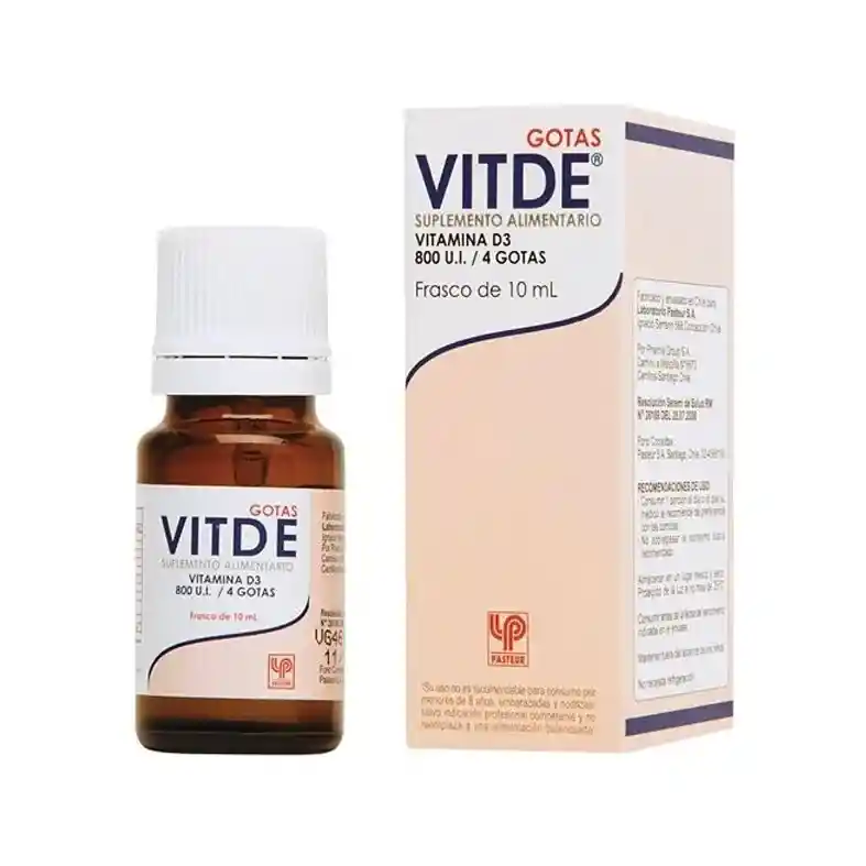 Vitde Vitamida D3 (800U.I) / 4 Gotas