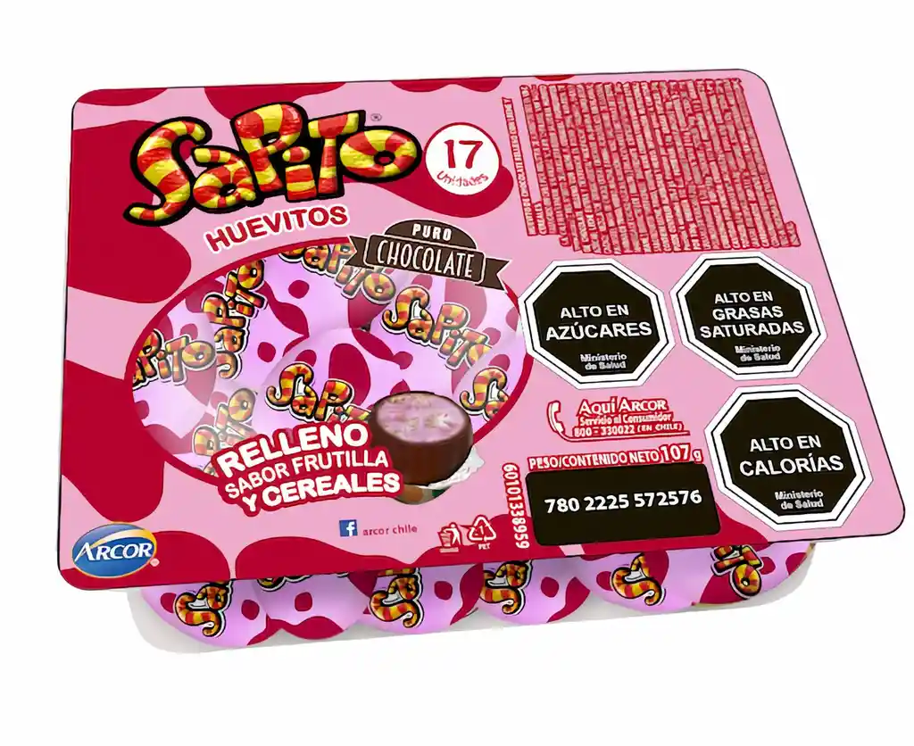 Arcor Sapito Huevos Frut