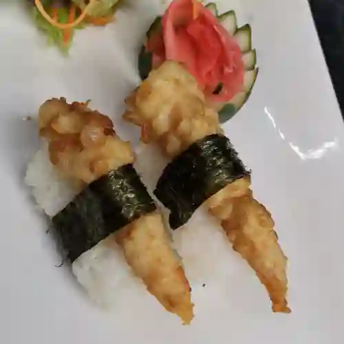 132.- Nigiri de Camarón Tempura