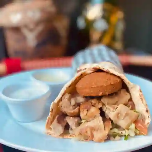 Shawarma Premium de Pollo y Falafel