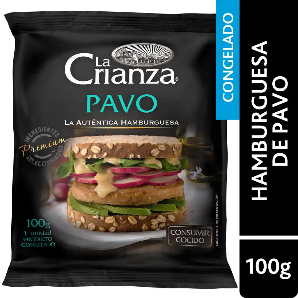 La Crianza Hamburguesa de Pavo