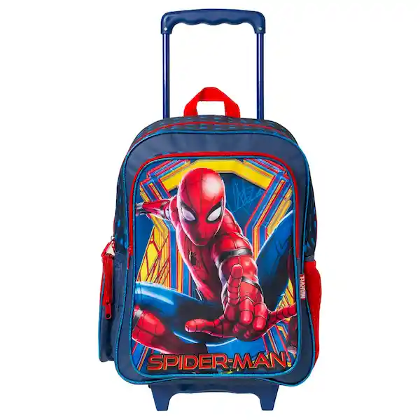 Spiderman Mochila Con Ruedas Grande