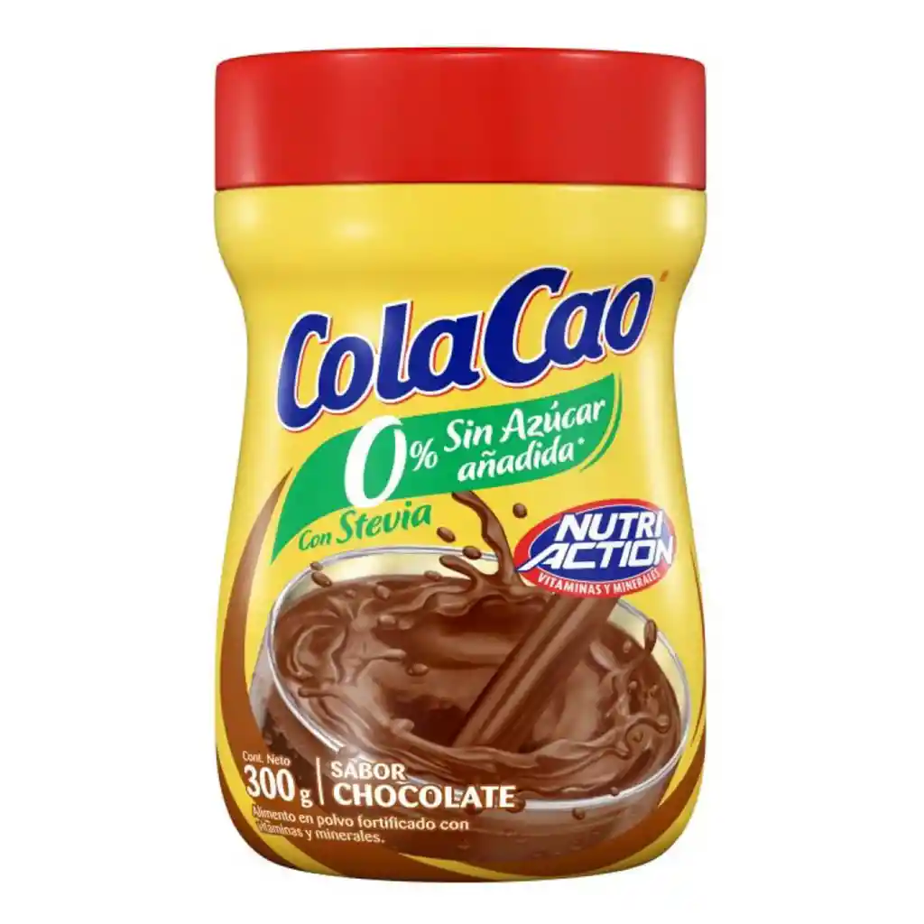 Cola Cao Saborizante de Leche en Polvo Sabor a Chocolate con Stevia