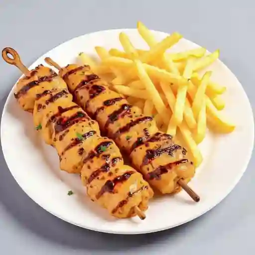 Brochetas De Pollo Al Chimichurri